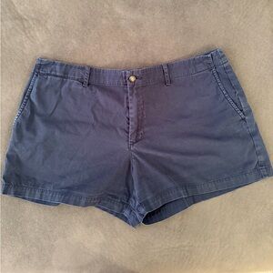 Polo Ralph Lauren Navy Chino Shorts Size 12 Classic Preppy Cotton Shorts
